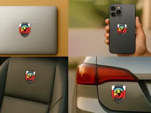Fiat Abarth Diseños Pegatinas Auto Pro Máximo Lujo Moderno 